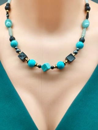 Naszyjnik z turkusem